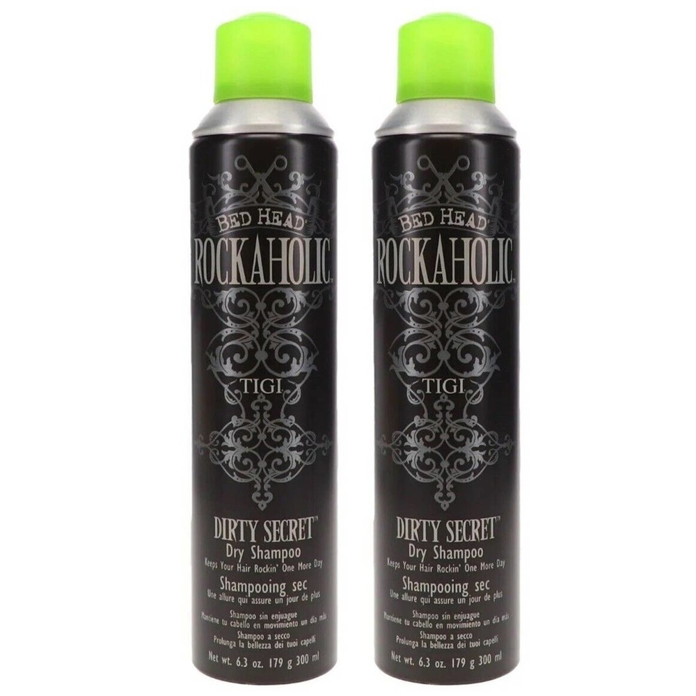 TIGI Bed Head Rockaholic Dirty Secret Dry Shampoo 6.3 oz 2 Pack